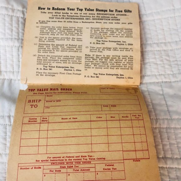 Vintage Collectible Ephemera - Stamp Books for Goods - '50s, '60s - Green Stamps - Picture 9 of 14